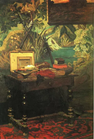 The painting Claude Monet A Corner of the Studio