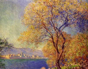 Antibes Seen from the Salis Gardens by Claude Monet - Hand-Painted Oil Painting Reproduction