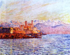 The painting Claude Monet Antibes
