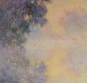 The painting Claude Monet Arm of the Seine Near Giverny in the Fog