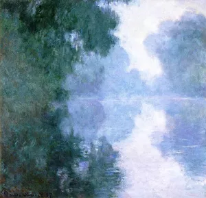 The painting Claude Monet Arm of the Seine Near Giverny in the Fog