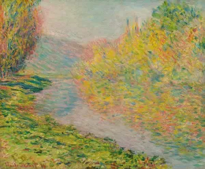 Automne a Jeufosse by Claude Monet - Hand-Painted Oil Painting Reproduction