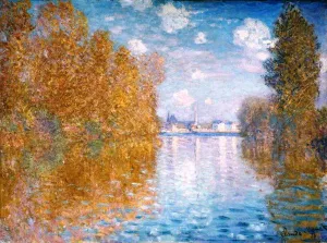 The painting Claude Monet Autumn Effect at Argenteuil