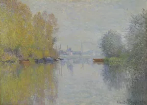The painting Autumn on the Seine, Argenteuil