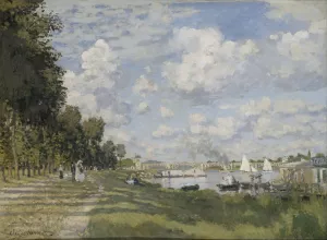 Bassin d'Argenteuil by Claude Monet - Hand-Painted Oil Painting Reproduction