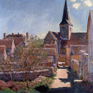Bennecourt by Claude Monet - Hand-Painted Oil Painting Reproduction
