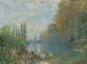 Bords De La Seine En Automne by Claude Monet - Hand-Painted Oil Painting Reproduction