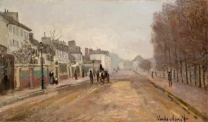 The painting Boulevard Heloise, Argenteuil