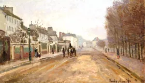 Boulevard Heloise, Argenteuil by Claude Monet - Hand-Painted Oil Painting Reproduction