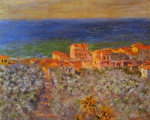 The painting Burgo Marina at Bordighera