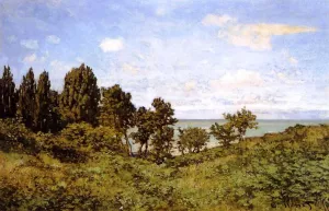 The painting Claude Monet By the Sea