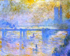 Charing Cross Bridge 4 by Claude Monet - Hand-Painted Oil Painting Reproduction