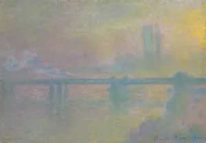 Charing Cross Bridge, London by Claude Monet - Hand-Painted Oil Painting Reproduction