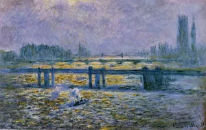 The painting Charing Cross Bridge, Reflections on the Thames