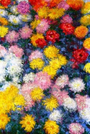 The painting Chrysanthemums
