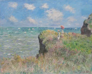 Cliff Walk at Pourville by Claude Monet - Hand-Painted Oil Painting Reproduction