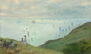 The painting Cliffs at Pourville