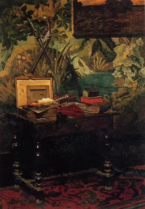 Corner of a Studio by Claude Monet - Hand-Painted Oil Painting Reproduction