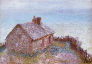 The painting Claude Monet Customs House at Varengaville