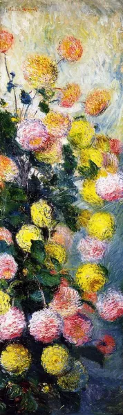 The painting Dahlias II