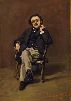 The painting Claude Monet Doctor Leclenche