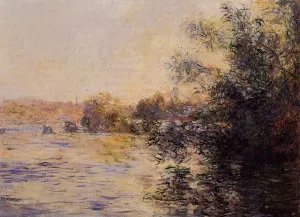 Evening Effect of the Seine by Claude Monet - Hand-Painted Oil Painting Reproduction