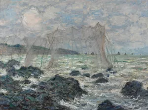 The painting Fishing nets at Pourville