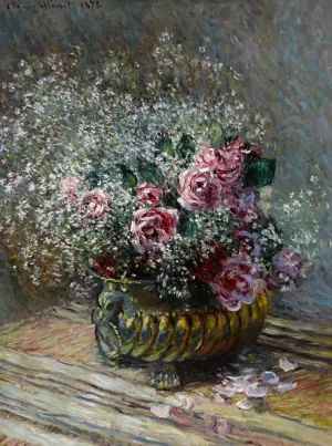 The painting Fleurs dans un pot
