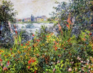 Flowers at Vetheuil by Claude Monet - Hand-Painted Oil Painting Reproduction