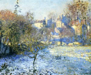 Frost by Claude Monet - Hand-Painted Oil Painting Reproduction