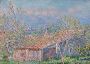 The painting Claude Monet Gardener's House at Antibes