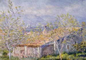 The painting Claude Monet Gardener's House at Antibes