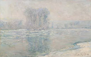 Glacons, Effet Blanc by Claude Monet - Hand-Painted Oil Painting Reproduction