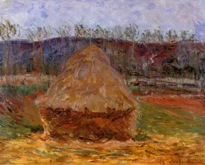 The painting Grainstack at Giverny