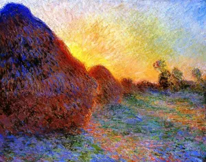 Grainstack by Claude Monet - Hand-Painted Oil Painting Reproduction