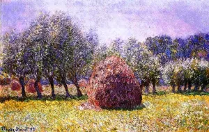 The painting Haystack