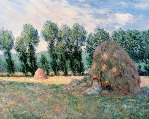 Haystacks by Claude Monet - Hand-Painted Oil Painting Reproduction