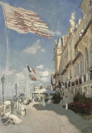 The painting Hotel des Roches Noires. Trouville