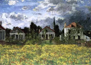 The painting Houses at Argenteuil