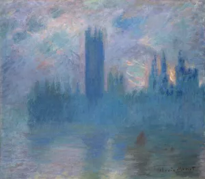 The painting Claude Monet Houses of Parliament, London