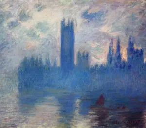 The painting Claude Monet Houses of Parliament, Westminster