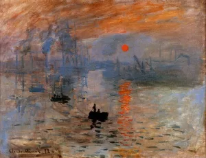 Impression, Sunrise by Claude Monet - Hand-Painted Oil Painting Reproduction