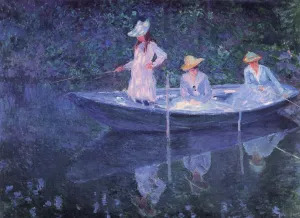 In the 'Norvegienne' by Claude Monet - Hand-Painted Oil Painting Reproduction