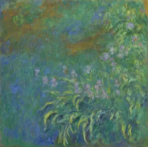 Irises by Claude Monet - Hand-Painted Oil Painting Reproduction