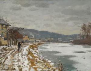 The painting Claude Monet La Seine a Bougival