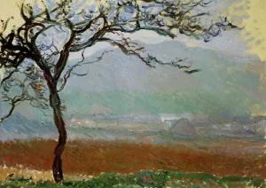 Landscape at Giverny by Claude Monet - Hand-Painted Oil Painting Reproduction