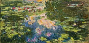 The painting Le Bassin aux Nympheas