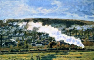 The painting Le Convoie de Chemin de Fer
