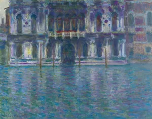 Le Palais Contarini by Claude Monet - Hand-Painted Oil Painting Reproduction