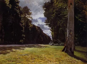 Le Pave de Chailly in the Fontainbleau Forest by Claude Monet - Hand-Painted Oil Painting Reproduction